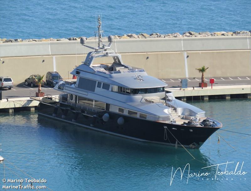 silver dream (Yacht) - IMO 9462988, MMSI 319634000, Call Sign ZCFZ8 under the flag of Cayman Islands