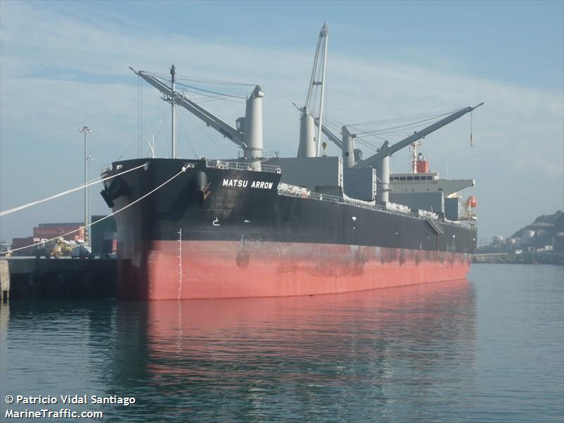 matsu arrow (General Cargo Ship) - IMO 9687083, MMSI 351805000, Call Sign 3FQB8 under the flag of Panama