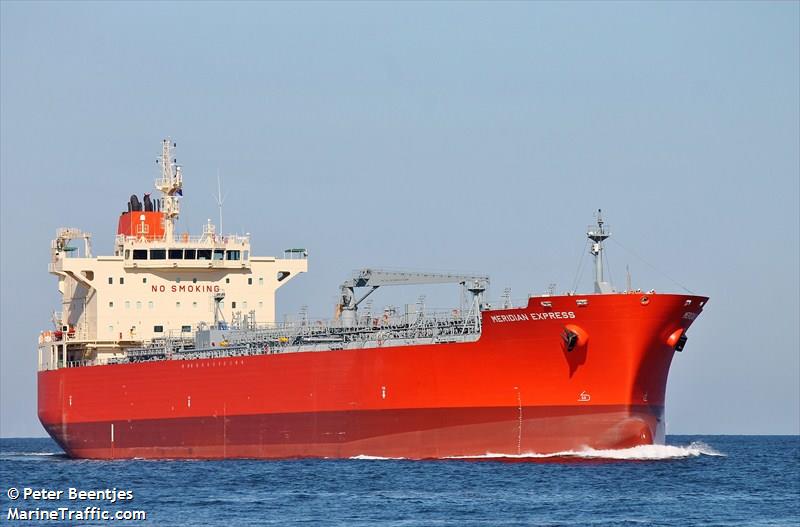 meridian express (Chemical/Oil Products Tanker) - IMO 9596272, MMSI 356537000, Call Sign 3FQH2 under the flag of Panama