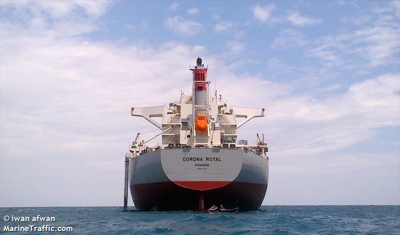 corona royal (Bulk Carrier) - IMO 9667356, MMSI 357338000, Call Sign 3FFM6 under the flag of Panama