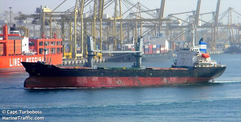 tuhina (General Cargo Ship) - IMO 9177765, MMSI 419000156, Call Sign AVGW under the flag of India