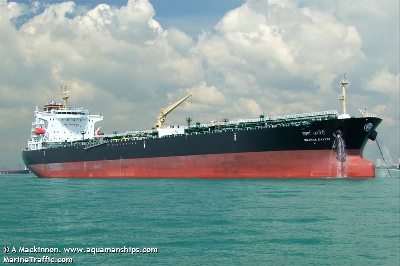 swarna kaveri (Oil Products Tanker) - IMO 9414840, MMSI 419759000, Call Sign AUYO under the flag of India