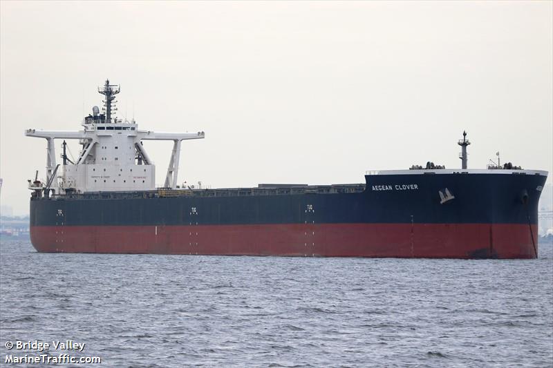 aegean clover (Bulk Carrier) - IMO 9670066, MMSI 431398000, Call Sign 7JXV under the flag of Japan