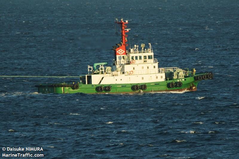 hakuryu maru (Tug) - IMO 9401441, MMSI 431602849, Call Sign JD2328 under the flag of Japan