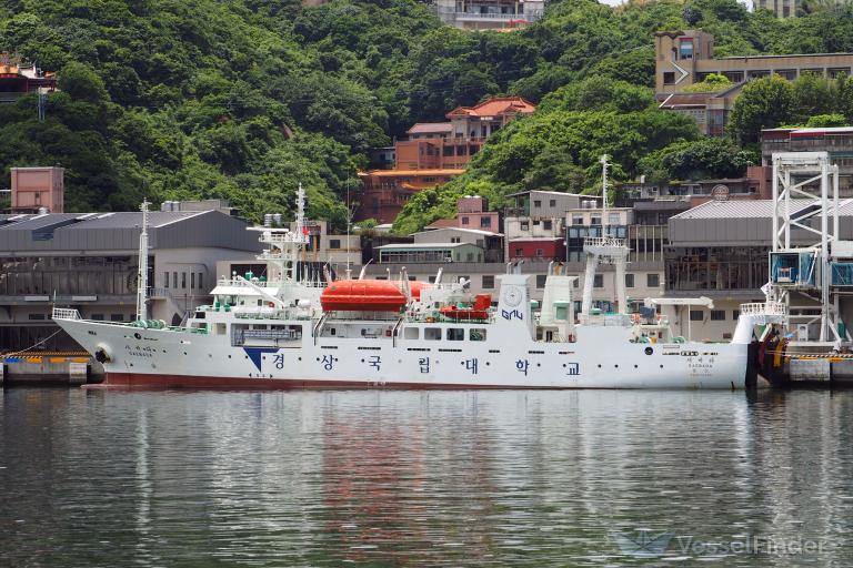 saebada (Training Ship) - IMO 9256688, MMSI 441117000, Call Sign DTBG5 under the flag of Korea