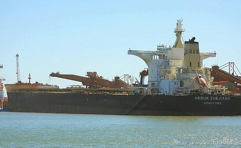 herun zhejiang (Bulk Carrier) - IMO 9715488, MMSI 477439500, Call Sign VRQD3 under the flag of Hong Kong