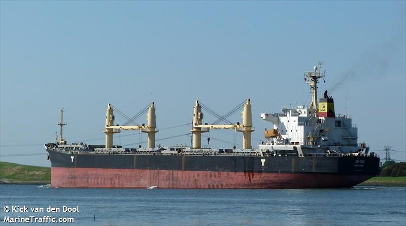 jin yao (Bulk Carrier) - IMO 9294214, MMSI 477504200, Call Sign VRCE6 under the flag of Hong Kong