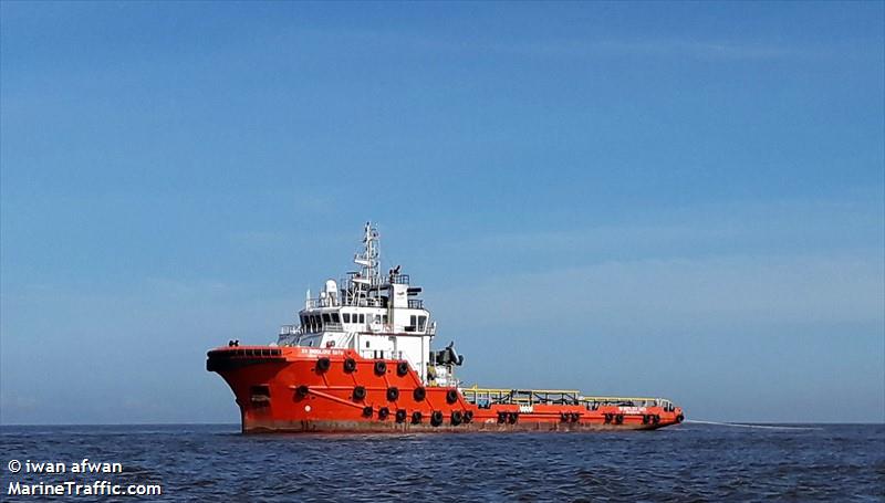 indoliziz satu (Offshore Tug/Supply Ship) - IMO 9536533, MMSI 525016688, Call Sign PNVR under the flag of Indonesia
