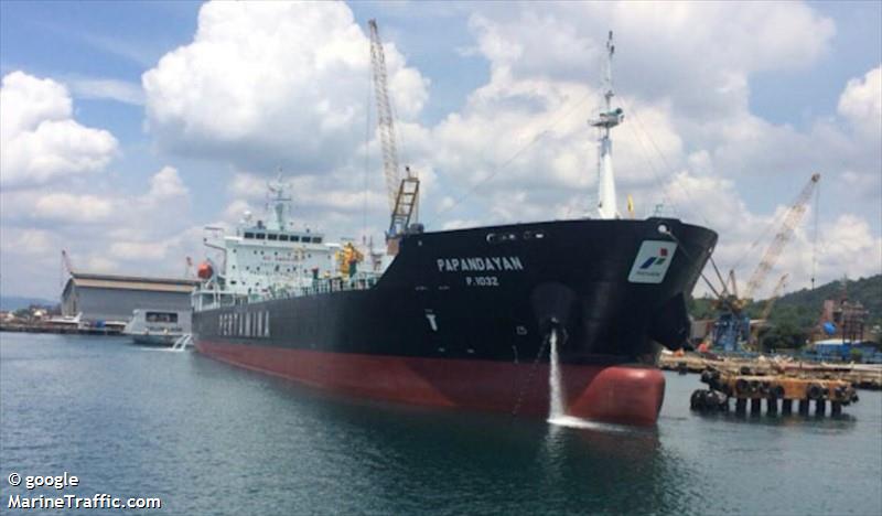 papandayan (Oil Products Tanker) - IMO 9793466, MMSI 525108008, Call Sign YCOY2 under the flag of Indonesia