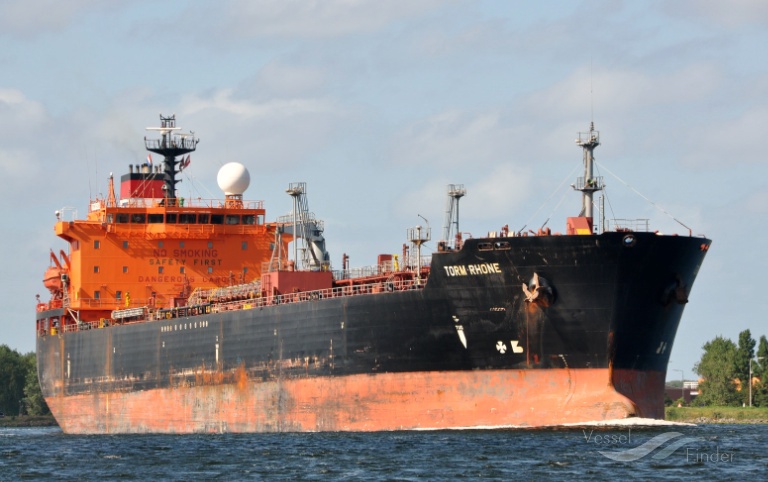 rhone (Chemical/Oil Products Tanker) - IMO 9215086, MMSI 525119069, Call Sign YCDE2 under the flag of Indonesia