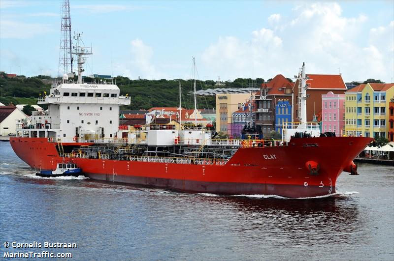 clenston (Chemical/Oil Products Tanker) - IMO 9514494, MMSI 538003371, Call Sign V7QI5 under the flag of Marshall Islands