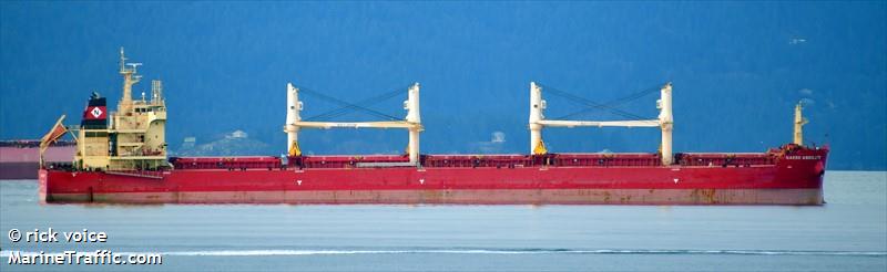 beauty lily (Bulk Carrier) - IMO 9721308, MMSI 538006033, Call Sign V7JC6 under the flag of Marshall Islands