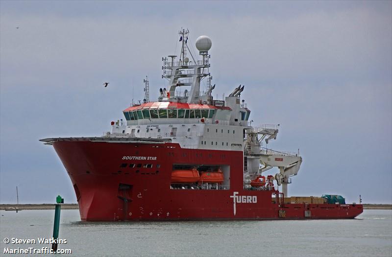 southern star (Offshore Support Vessel) - IMO 9754484, MMSI 538006229, Call Sign V7KW3 under the flag of Marshall Islands