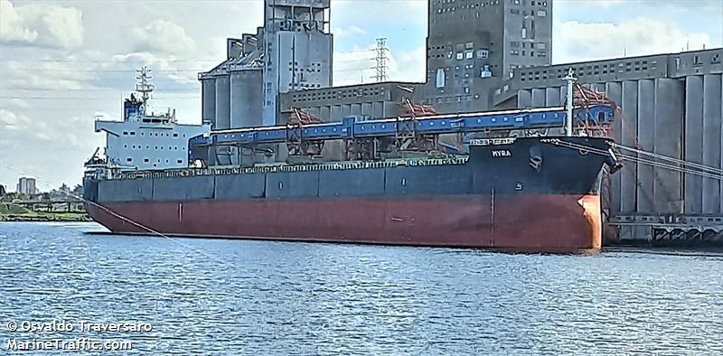 myra (Bulk Carrier) - IMO 9418456, MMSI 538006335, Call Sign V7LY5 under the flag of Marshall Islands