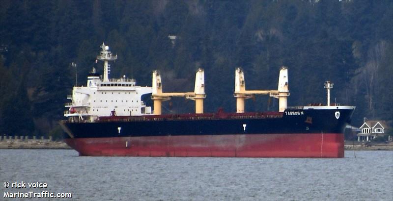 tassos n (Bulk Carrier) - IMO 9476288, MMSI 538007718, Call Sign V7MA5 under the flag of Marshall Islands