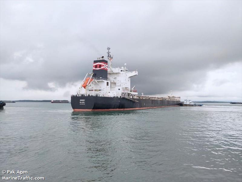 derby (Bulk Carrier) - IMO 9464780, MMSI 538007749, Call Sign V7DT7 under the flag of Marshall Islands