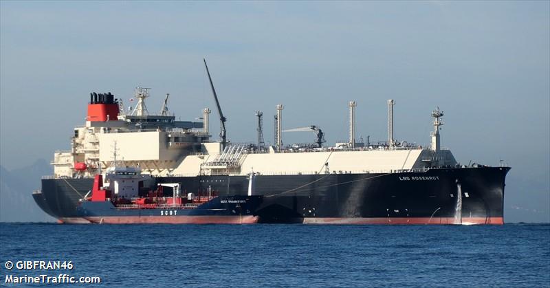 lng rosenrot (LNG Tanker) - IMO 9877133, MMSI 538008979, Call Sign V7A4150 under the flag of Marshall Islands