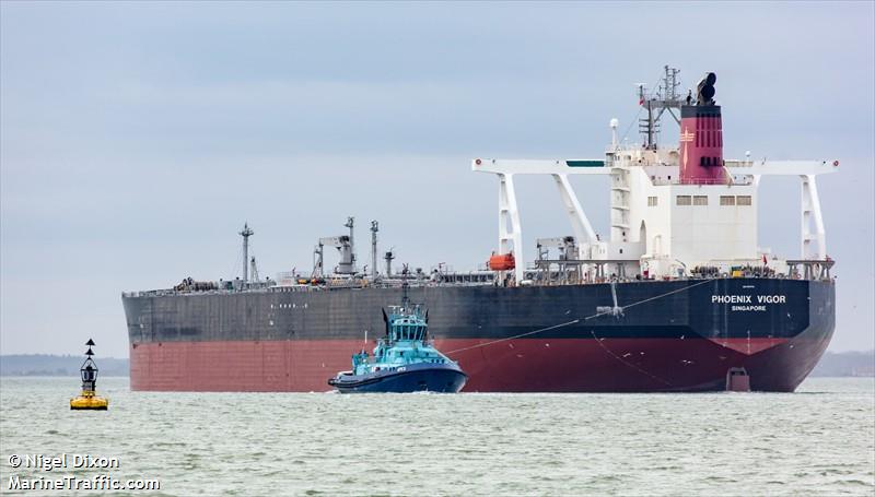 phoenix vigor (Crude Oil Tanker) - IMO 9513751, MMSI 564430000, Call Sign 9V8197 under the flag of Singapore