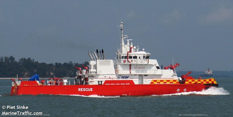 scdf red sailfish (Other type) - IMO , MMSI 566000080, Call Sign HFV821 under the flag of Singapore