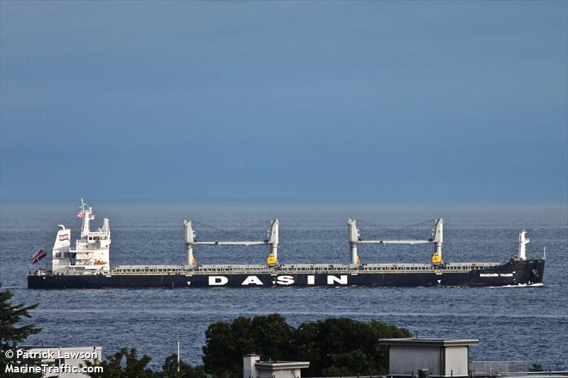 mandarin trader (Bulk Carrier) - IMO 9569279, MMSI 566227000, Call Sign 9V8353 under the flag of Singapore