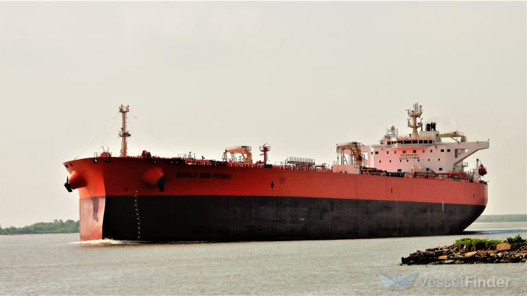 eagle san pedro (Crude Oil Tanker) - IMO 9594858, MMSI 566690000, Call Sign 9V9334 under the flag of Singapore