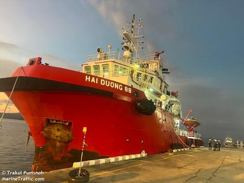 hai duong 88 (Offshore Tug/Supply Ship) - IMO 9597915, MMSI 574004360, Call Sign XVTA7 under the flag of Vietnam