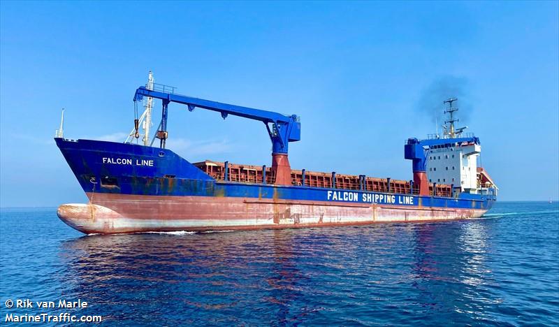falcon line (General Cargo Ship) - IMO 8812916, MMSI 626013000, Call Sign TRA013 under the flag of Gabon