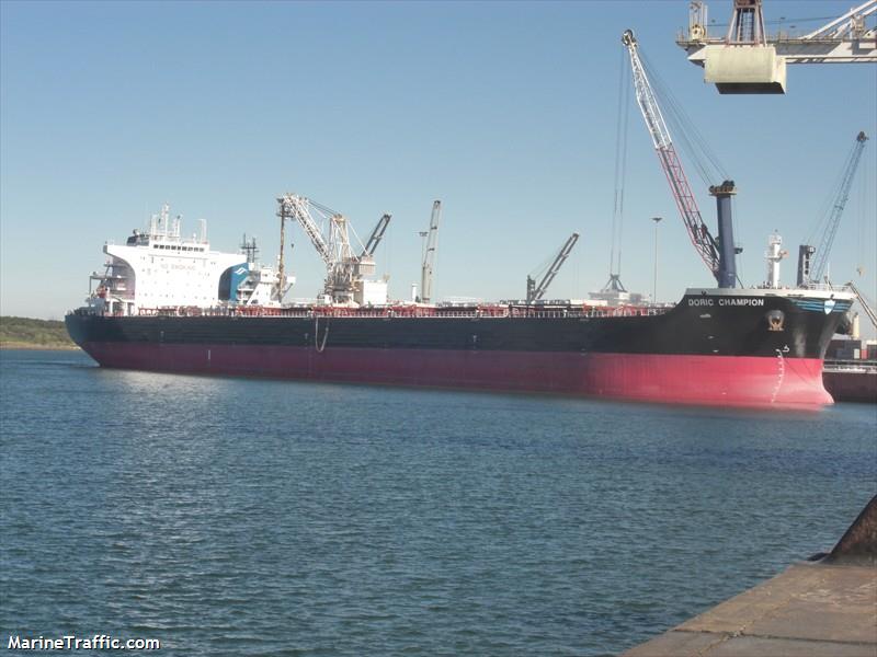 saronic champion (Bulk Carrier) - IMO 9453523, MMSI 636014887, Call Sign A8XF5 under the flag of Liberia