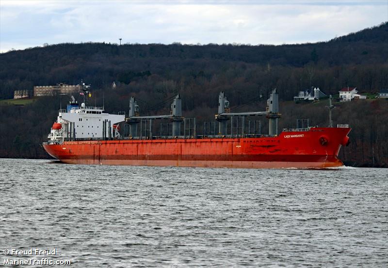 lady margaret (Bulk Carrier) - IMO 9499424, MMSI 636019454, Call Sign D5UP4 under the flag of Liberia