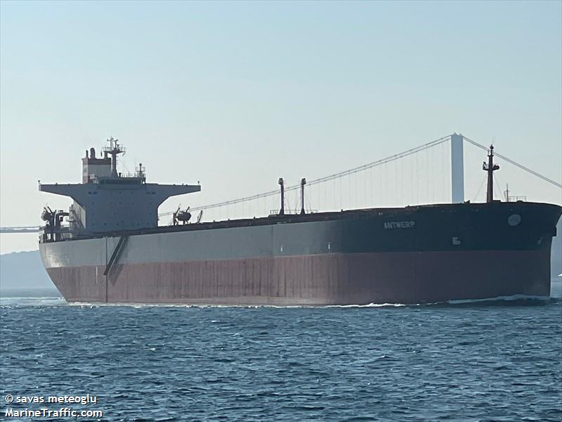 antwerp (Bulk Carrier) - IMO 9224740, MMSI 636020331, Call Sign D5YS7 under the flag of Liberia