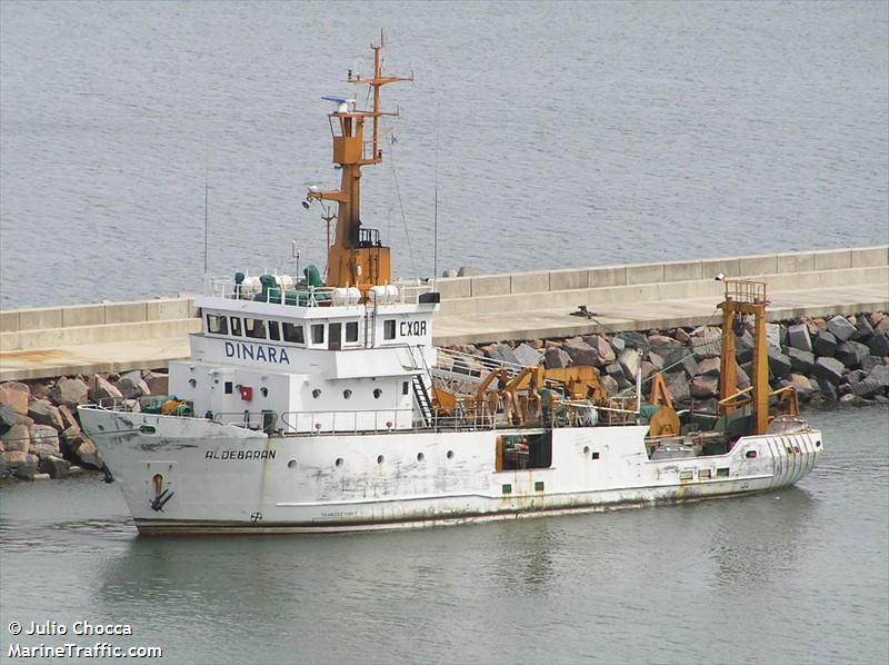 aldebaran (Fishing Support Vessel) - IMO 8819483, MMSI 770576150, Call Sign CXQR under the flag of Uruguay