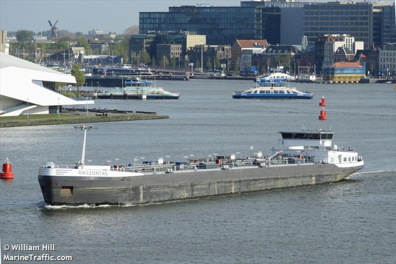 orizontas (Tanker) - IMO , MMSI 205212890, Call Sign PD3640 under the flag of Belgium