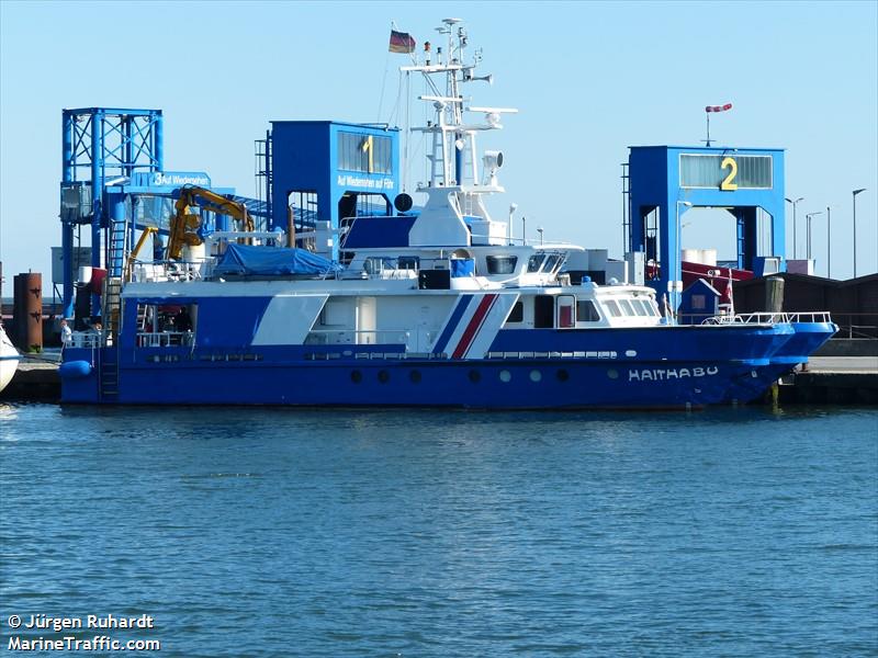 haithabu (Research Vessel) - IMO 8862686, MMSI 207139000, Call Sign LZHC under the flag of Bulgaria