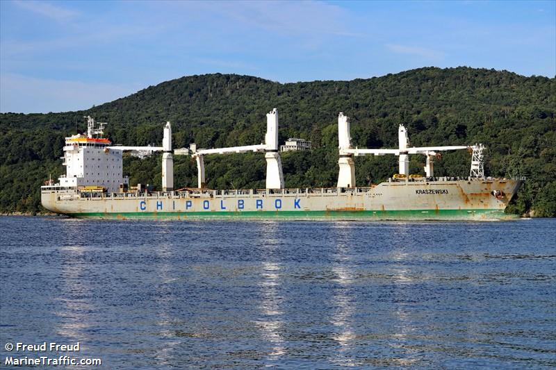 kraszewski (General Cargo Ship) - IMO 9432153, MMSI 209355000, Call Sign 5BKF3 under the flag of Cyprus