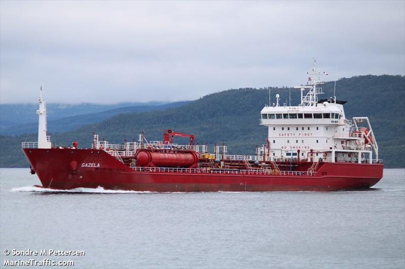 gazela (Chemical/Oil Products Tanker) - IMO 9525572, MMSI 212878000, Call Sign 5BYC3 under the flag of Cyprus