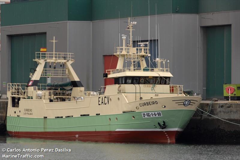 curbeiro (Fishing vessel) - IMO , MMSI 224106000, Call Sign EACV under the flag of Spain