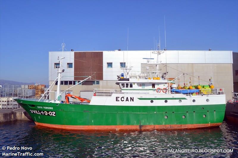 coyo tercero (Fishing Vessel) - IMO 9265304, MMSI 224233000, Call Sign ECAN under the flag of Spain