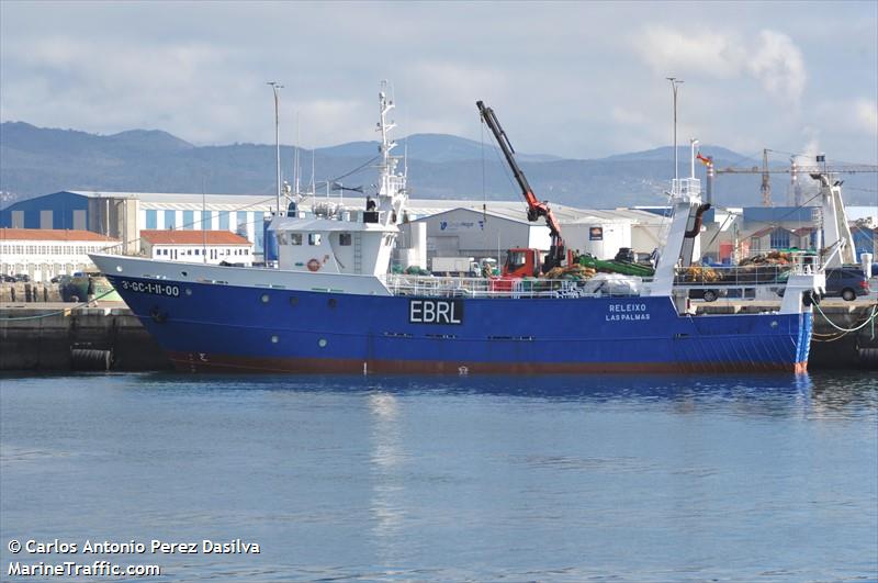 releixo (Fishing Vessel) - IMO 8733378, MMSI 224706000, Call Sign EBRL under the flag of Spain