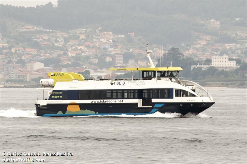 jesus rosa acuna (Passenger ship) - IMO , MMSI 225989274 under the flag of Spain