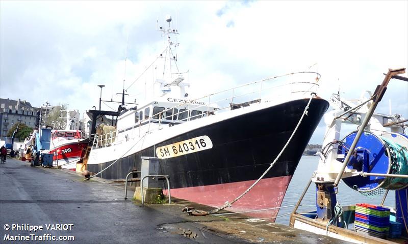 fv cezembre (Fishing Vessel) - IMO 8502688, MMSI 227312000, Call Sign FHBZ under the flag of France