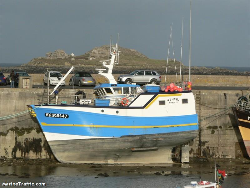 fv anfield road (Fishing vessel) - IMO , MMSI 228166600, Call Sign FQXK under the flag of France