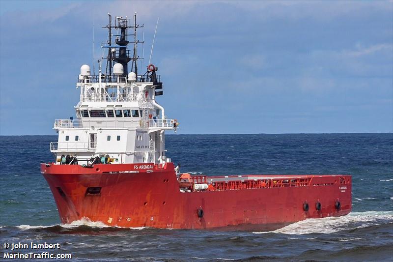 fs arendal (Offshore Tug/Supply Ship) - IMO 9365104, MMSI 232002893, Call Sign MAAR9 under the flag of United Kingdom (UK)