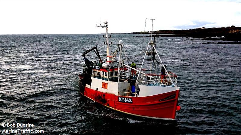 crimson arrow ky142 (Fishing vessel) - IMO , MMSI 232022059, Call Sign MFGV3 under the flag of United Kingdom (UK)