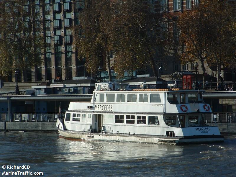 mercedes (Passenger ship) - IMO , MMSI 235055001, Call Sign MPDK6 under the flag of United Kingdom (UK)