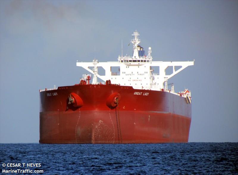 great lady (Crude Oil Tanker) - IMO 9286138, MMSI 240645000, Call Sign SWKZ under the flag of Greece