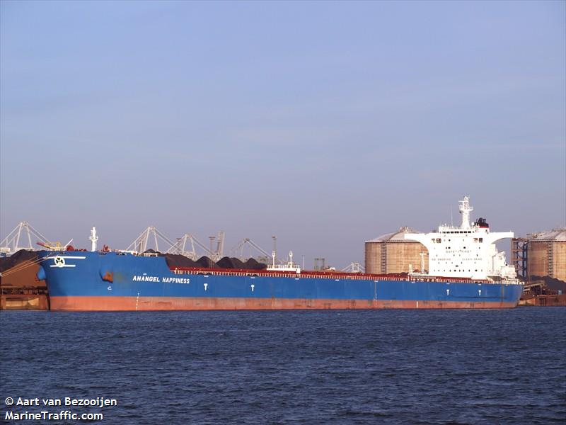 maran happiness (Bulk Carrier) - IMO 9470923, MMSI 240706000, Call Sign SWIB under the flag of Greece