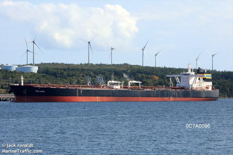 solana (Crude Oil Tanker) - IMO 9395317, MMSI 248330000, Call Sign 9HA2320 under the flag of Malta