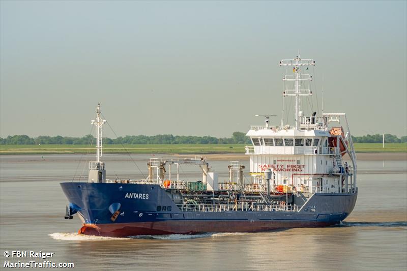 antares (Chemical/Oil Products Tanker) - IMO 9449223, MMSI 255806365, Call Sign CQEF2 under the flag of Madeira