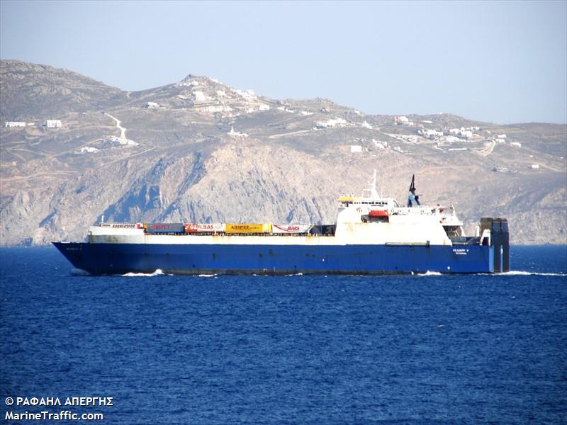 ulusoy 5 (Ro-Ro Cargo Ship) - IMO 8501464, MMSI 271000426, Call Sign TCUV under the flag of Turkey