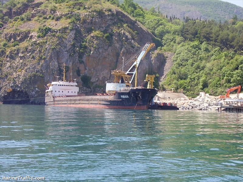 porada (General Cargo Ship) - IMO 7235068, MMSI 272544000, Call Sign UZQC under the flag of Ukraine